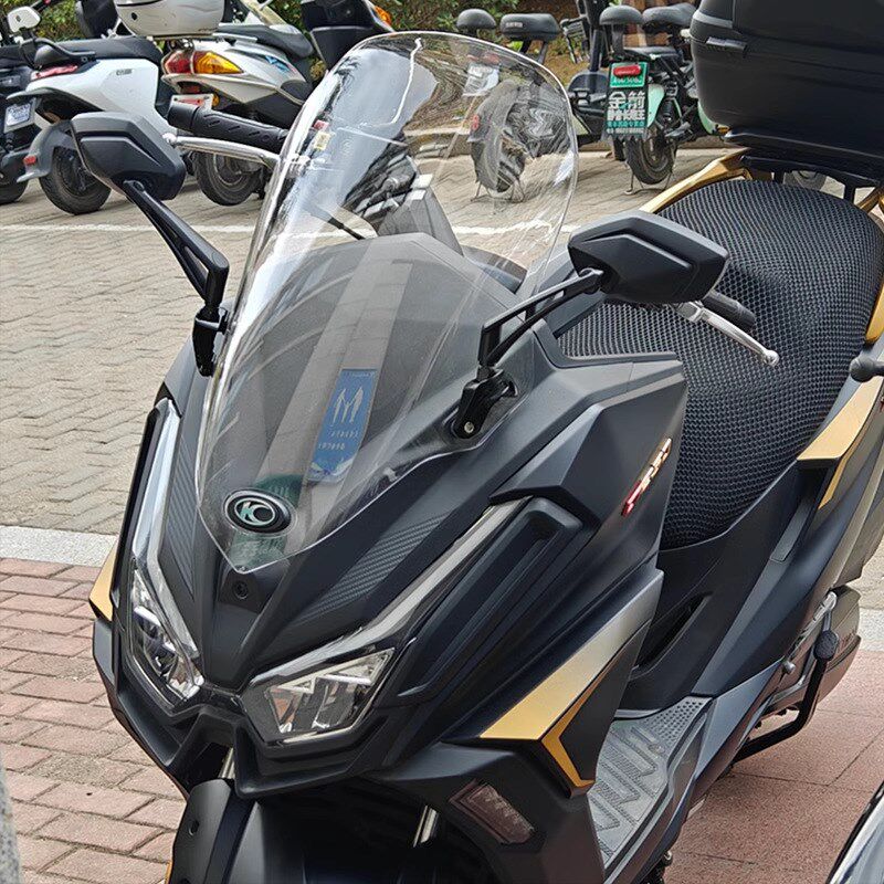 适用光阳CT250赛艇250改装件CT300后视镜子前移支架整体加高配件