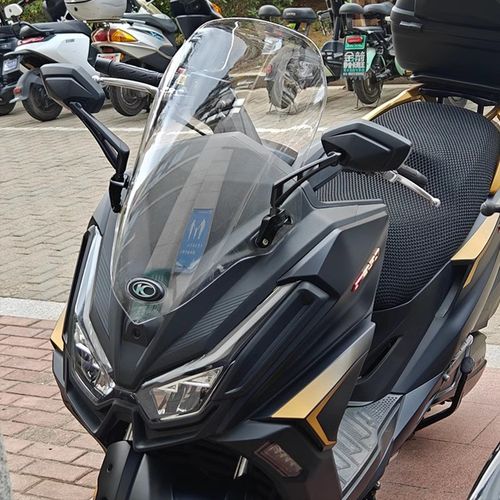 适用光阳CT250赛艇250改装件CT300后视镜子前移支架整体加高配件