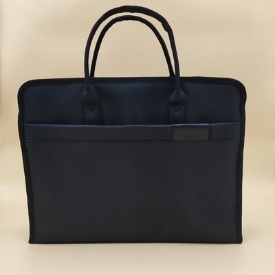 帆布文件袋手提包女大容量会议包Aa4档案袋男商务文件包定制公文