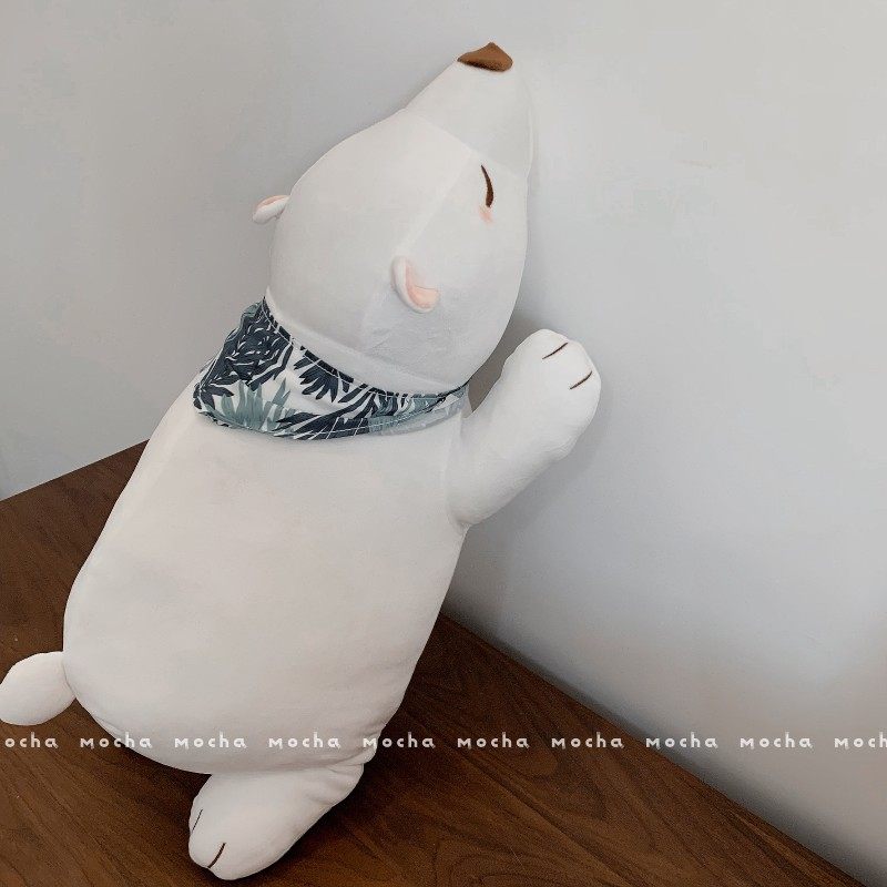 网红可爱北极熊抱枕软萌公仔沙发靠垫毛绒玩具床上陪睡布娃娃礼物