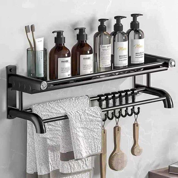 卫生间置物架浴室厕所洗澡洗手间收纳架子挂墙上洗漱台免打孔壁挂,收纳整理,化妆品收纳架,淘宝优惠券,粉丝福利购,淘宝优惠卷