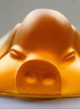 古法琉璃招财猪摆件乔迁新居生日结婚祝福礼物创意十二生肖摆件猪