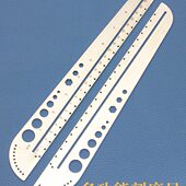 多功能不锈钢尺 刻度尺子办公圆规量角器内六角 工具尺