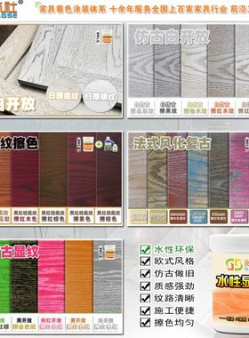 尚社水性显纹宝擦色宝白擦金白擦银白仿古做旧木纹宝美纹宝底纹宝