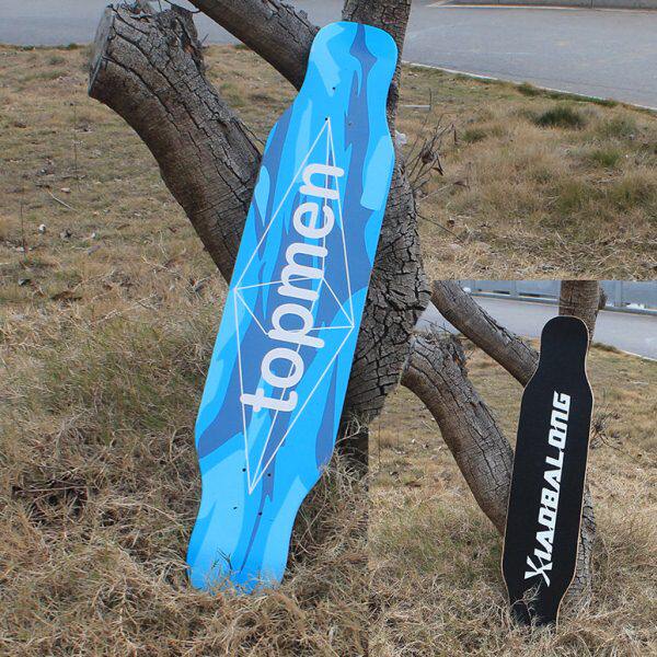 滑板长板舞板板面配件枫木板面组装电动改装代步刷街跳舞120cm107