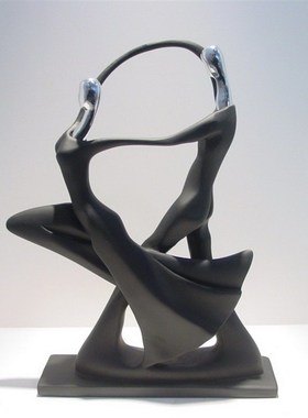 现代客厅摆件玄j关摆设树脂工艺品 创意家居饰品书房桌面装饰品