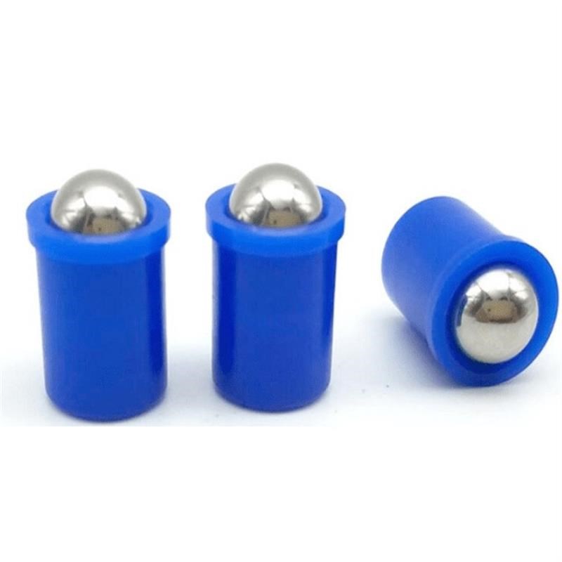 蓝色光珠弹簧销 台阶定位珠 GN614-KTU压入式球头柱塞