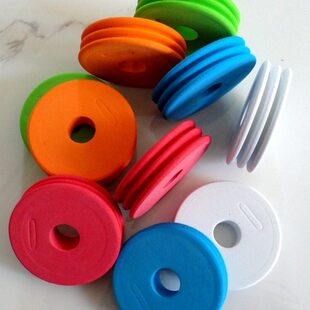 直径70双层主线轴钓鱼线轴泡沫加硬大线轴绕线板主线圈鱼线盘渔具