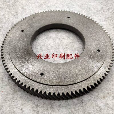 北人08机版滚筒大齿轮102齿轮N73-20314左旋齿轮橡皮滚筒大齿轮