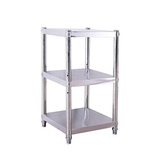 不锈钢厨房置物架夹缝正方形落地置物架多层货架整理架缝隙架锅架