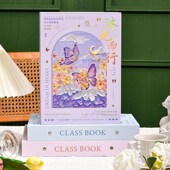 油画同学录六年级男女生不撞款 初中高中学生毕业季 留言活页纪念册