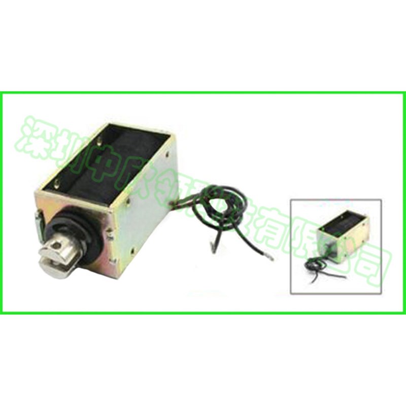 方形直流拉式电磁铁HIO-1253L-24V23电容设备分拣机金融设备机