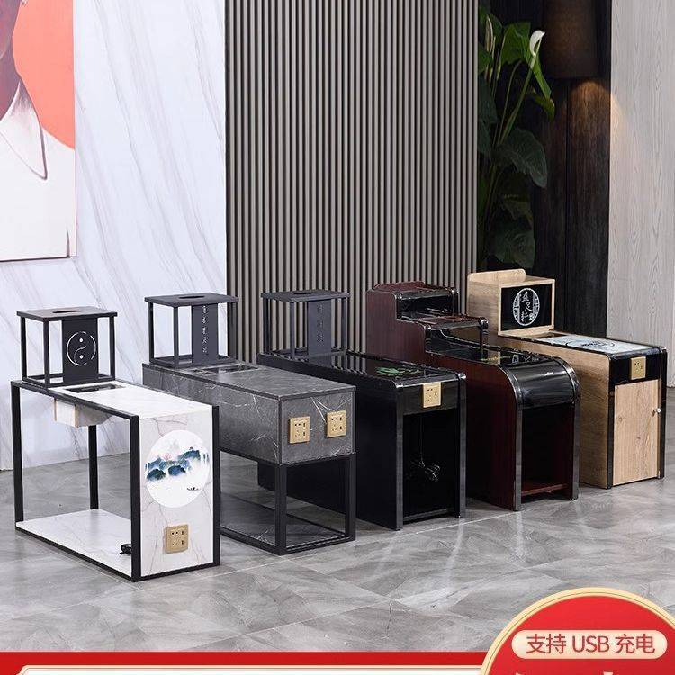 足浴沙发茶几d制按摩浴场休闲会客厅茶几足疗茶几柜