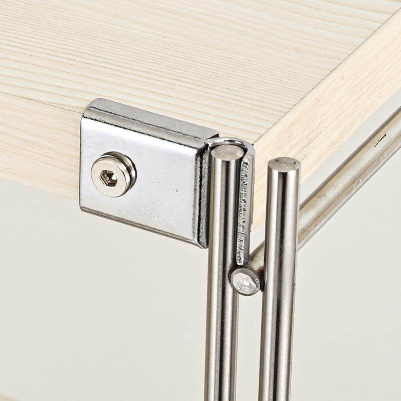 厨房小安家架电木质收架多层落300*1300地置物简易装不锈钢储纳物