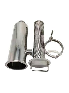 3快装3804卫级式过滤器前置管L道精密过滤角网型卡箍式焊接生管道