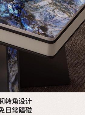 岩板茶QSB客厅阳台茶泡桌台桌椅组合简约办公室茶家用一体茶几