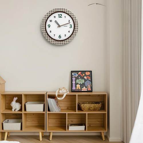 w屋TYOS861ozoom免打孔钟客厅2025新款家用现代简约创意挂挂墙准