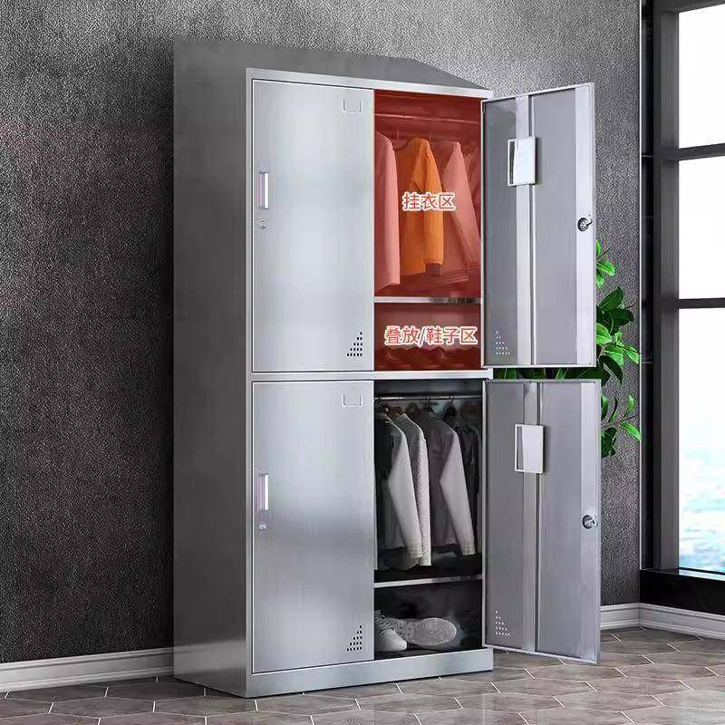 34不锈钢0加学厚耐用带锁储物更衣柜员工XJ-210铁宿舍工厂校用钢