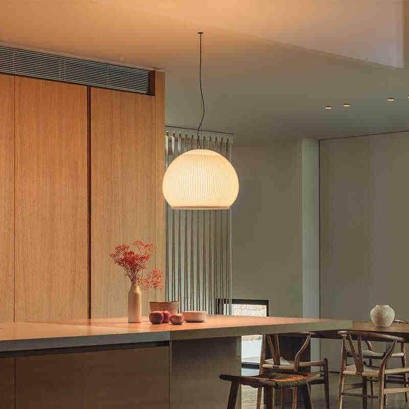 Vibia班Knit西牙氛设计师围吊灯现代奶室油风客厅788卧蘑菇落地灯