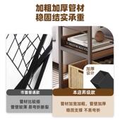 简易架落地HTF多层置物书架家用靠墙收纳多功能书移架动杂物整理