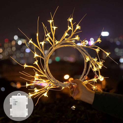 LED枝灯藤条灯仿枝条可弯曲氛造型灯房树间墙面装MEV饰真灯围灯彩
