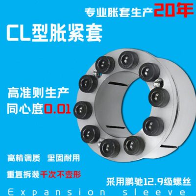 CL胀紧套MLM涨套KE免键轴衬胀套Z8B涨紧套SCE201账套Z24胀套EUX16