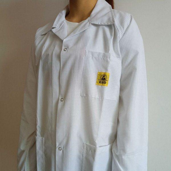 厂家生产防静电大褂网格5mm洁净服长袖电子车间棉质防静电服,五金/工具,防静电服,淘宝优惠券,粉丝福利购,淘宝优惠卷