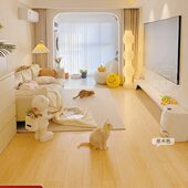 奶油风木纹砖200x1200广东全瓷原木瓷砖客厅地板砖仿实木200x1000