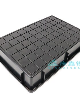 防静电托盘2号430*288*75mm静电方盘黑色盒子塑料零件箱