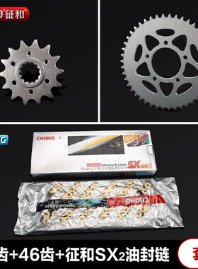 黄龙BJ600GS/-A/BN600 黄巡600套链征和油封链条大小牙盘链轮