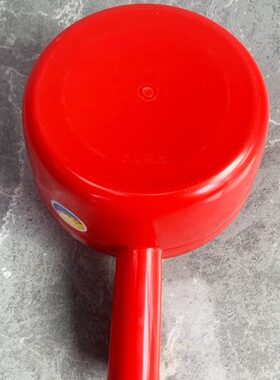嫦伦珠江塑料家用加厚水勺红色白色水瓢厨房浴室塑胶舀水勺冲凉勺