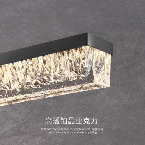 极简意式餐厅一字长条吊灯现代简约2025新款高级感创意岛台饭厅灯