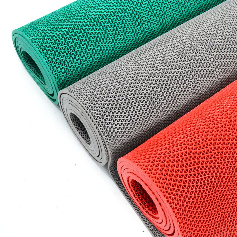 柯顺浴室防滑垫厨房淋浴化妆室地垫酒店走廊游泳池耐磨镂空pvc塑