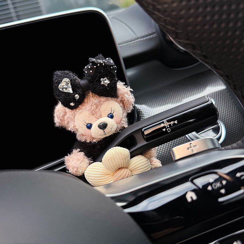 2025新款雪莉玫车载怀挡装饰汽车转向灯雨刮器车内摆件可爱公仔女