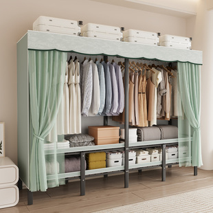 衣柜卧室家用简易衣柜出租房用免安装折叠衣橱简约布衣柜结实耐用