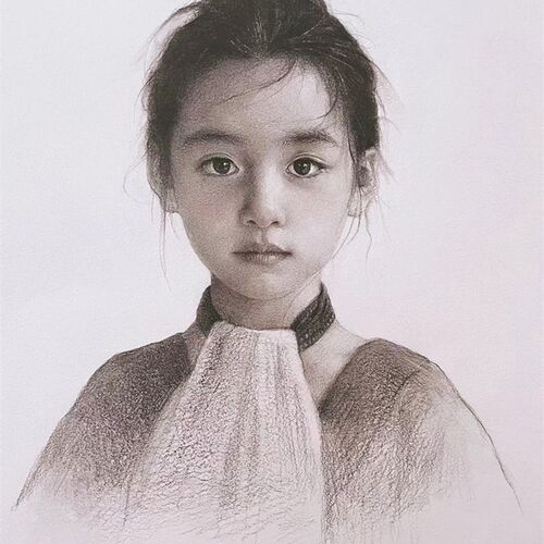 彩铅素描手绘画像定制代画人物绘画肖像画真人照片转手绘画画定制