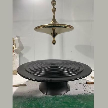 厂促酒店摆件玻璃钢雕品塑售楼处大型落不锈钢制定做大堂装地饰定