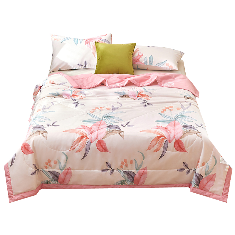 全棉夏被空调被100%纯棉夏凉被薄款单双人可机洗春秋儿童被子夏季