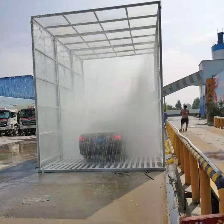 电动洒水车工地洗车机煤场自动洗轮机大型运输车辆车轮清洗机设备