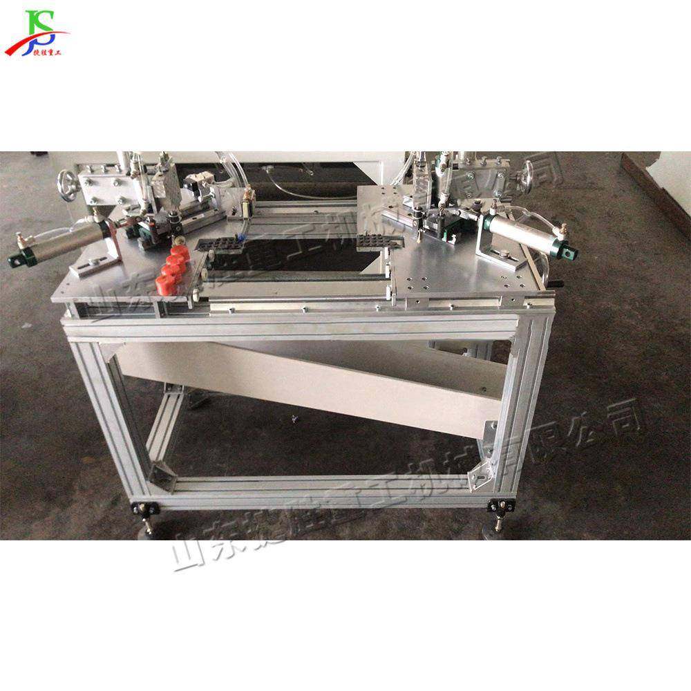 小型双头玻璃切角机双动工位建材切机木工灯饰相js-scf-5框气切割