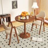 会阳台喝接茶小桌子桌椅组合网用红款 家休闲小户型圆桌MGW待洽谈