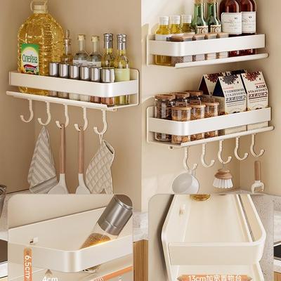 不锈架子墙上味料壁挂置式调料架品罐1353多调钢功能收纳厨房物架
