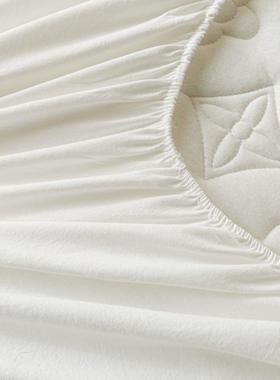 纯色全棉防床笠夹床垫保护套罩全包Yasz6hXf棉水厚隔脏防尿加床上