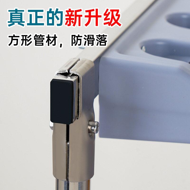 不把锈钢拖把移动落地式664置物台架放拖扫把墩布架架子阳清洁工