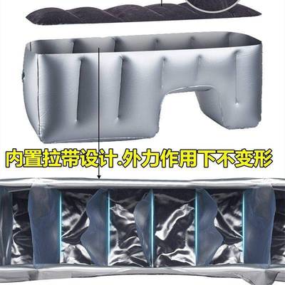 汽车充气床垫车载后排垫垫后座OWI填平垫缝隙填充凳脚充隙气睡垫