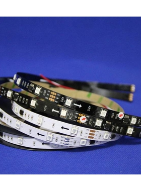 LED全彩10段30灯跑马灯条WS2811IC贴片5050RGB配带控制器5米一卷