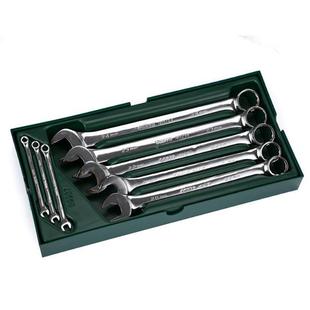 达工具托组套双开口扳手两世用扳手呆扳609180子扳手维修装 09套95