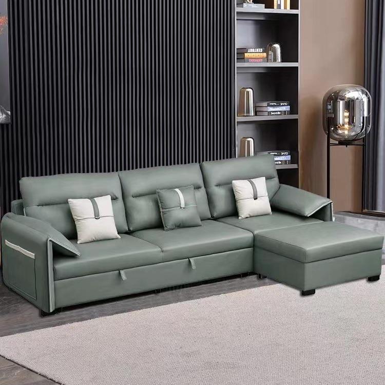 沙发床5科技布客厅小型折储物两户用叠抽拉式双三人直GR202309排2