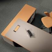 现代简约公办室板老桌总DM A01裁办桌公桌单人位经理高端大班桌椅