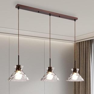 现代简轻奢玻璃餐厅灯个性511设计艺术约样板师房客厅前台餐桌吊